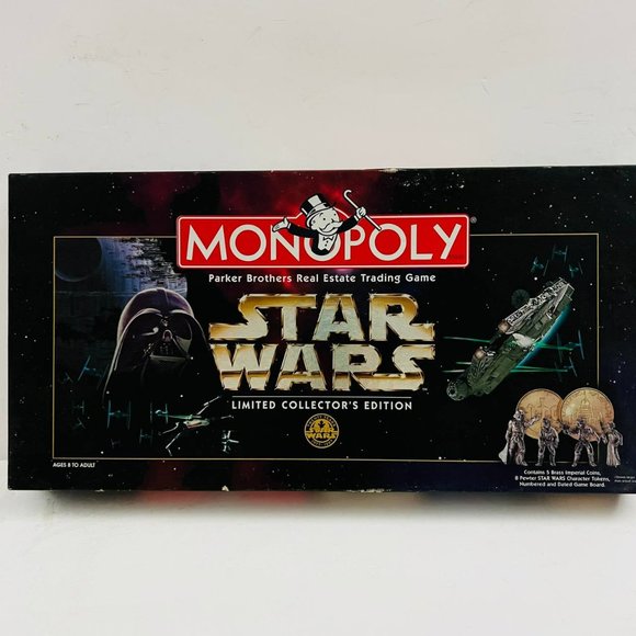 Vintage Monopoly Star Wars Limited Collector's Edition‎ 1996 Hasbro New - Picture 2 of 5